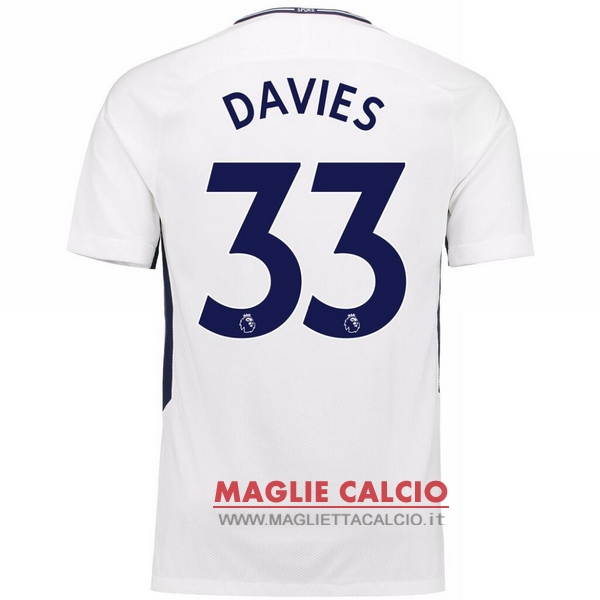 nuova maglietta tottenham hotspur 2017-2018 davies 33 Prima